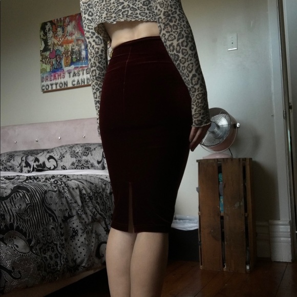 2 For 1 Velvet American Apparel skirts ❤️💙 - Picture 4 of 14